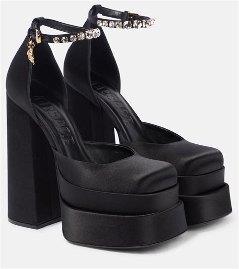 black white versace heels|versace heels price.